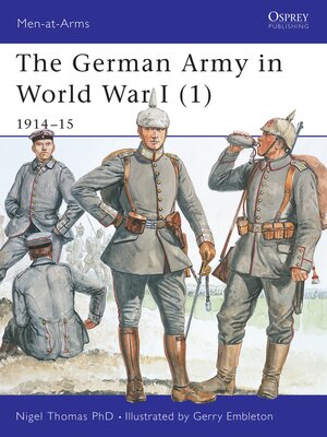 cover image of The German Army in World War I (1)